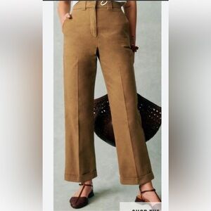 NWT SEZANE  Pantalon Ancelin Ecorce Pants Size 40 / US 8